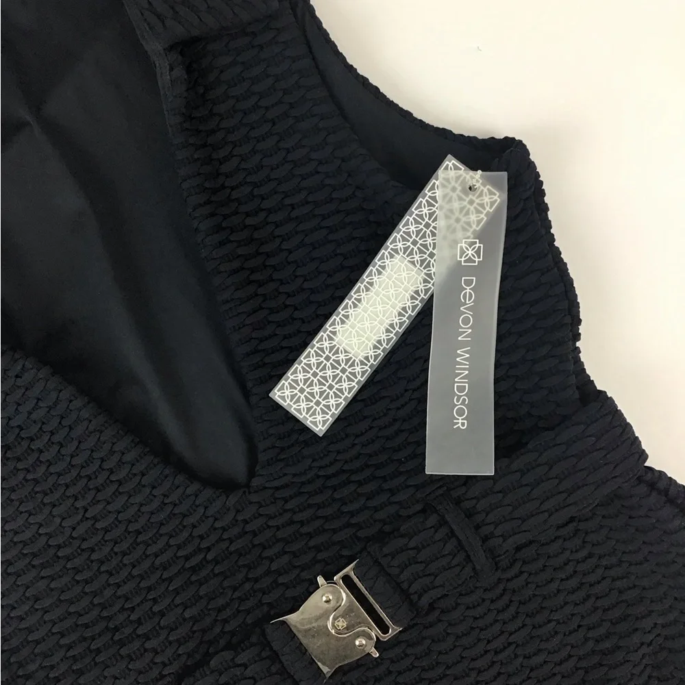 NWT Devon Windsor Stella Black One Piece Swimsuit | XL (10/12) - Picture 10 of 13
